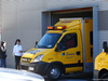 TEST F1 BARCELLONA 22 FEBBRAIO, Fernando Alonso (ESP) McLaren is returned to the paddock in an ambulance.
22.02.2015.