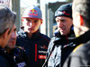 TEST F1 BARCELLONA 22 FEBBRAIO, Max Verstappen (NLD) Scuderia Toro Rosso e Franz Tost (AUT) Scuderia Toro Rosso Team Principal.
22.02.2015.