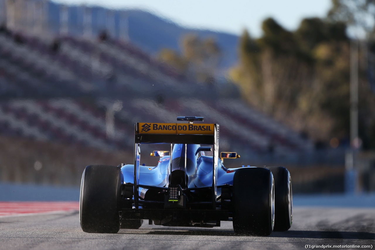TEST F1 BARCELLONA 22 FEBBRAIO, Felipe Nasr (BRA) Sauber C34.
22.02.2015.