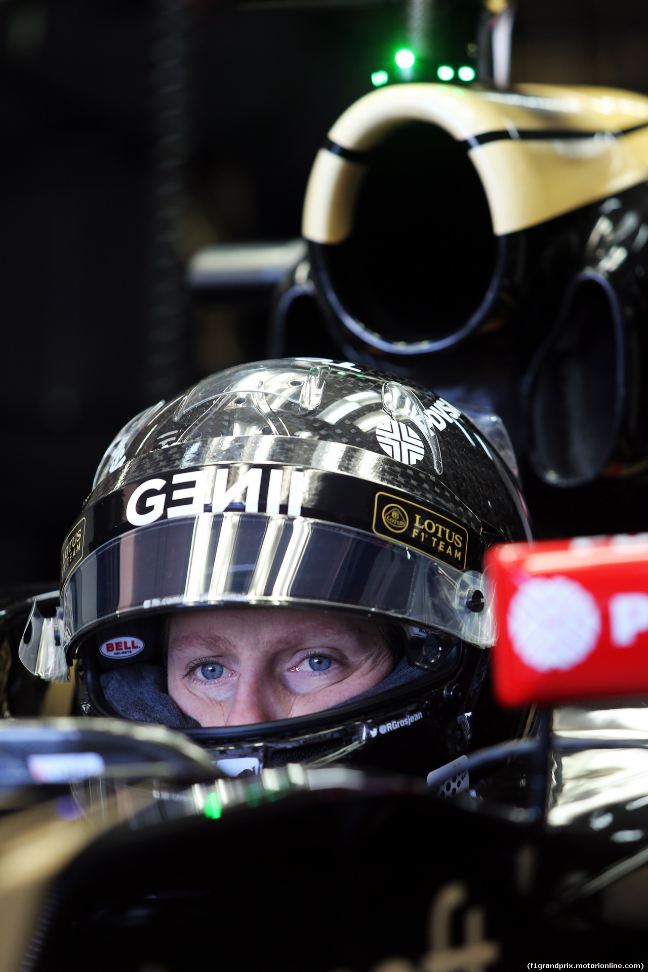 TEST F1 BARCELLONA 22 FEBBRAIO, Romain Grosjean (FRA) Lotus F1 E23.
22.02.2015.