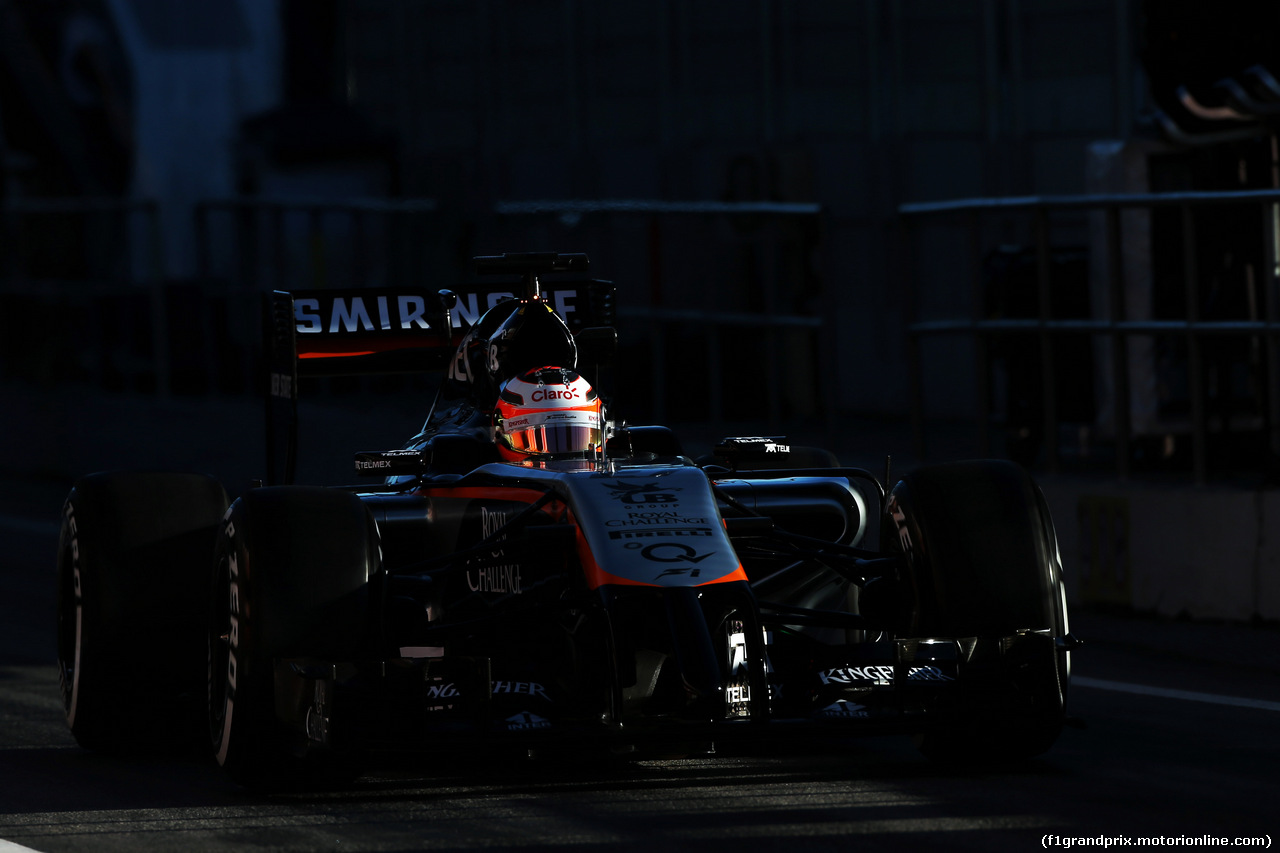 TEST F1 BARCELLONA 22 FEBBRAIO, Nico Hulkenberg (GER) Sahara Force India F1 VJM07.
22.02.2015.