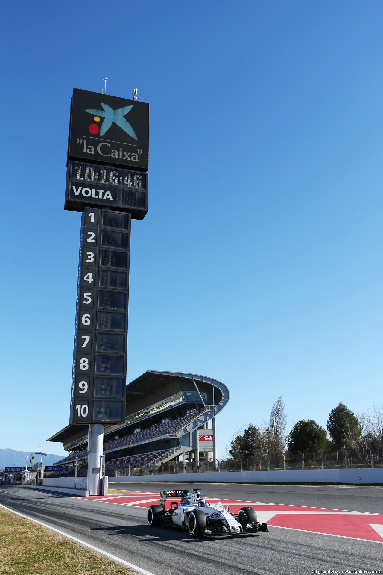 TEST F1 BARCELLONA 22 FEBBRAIO, Valtteri Bottas (FIN) Williams FW37.
22.02.2015.