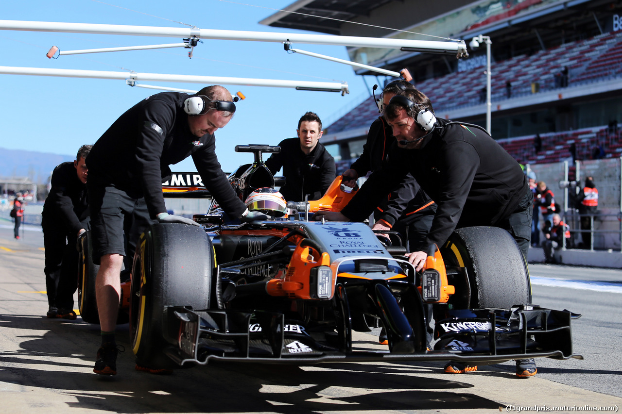 TEST F1 BARCELLONA 22 FEBBRAIO, Nico Hulkenberg (GER) Sahara Force India F1 VJM07.
22.02.2015.