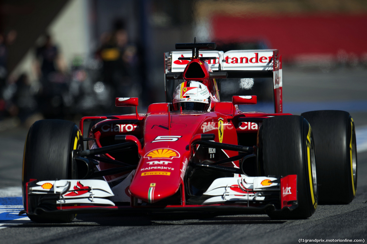 TEST F1 BARCELLONA 22 FEBBRAIO, Sebastian Vettel (GER) Ferrari SF15-T.
22.02.2015.