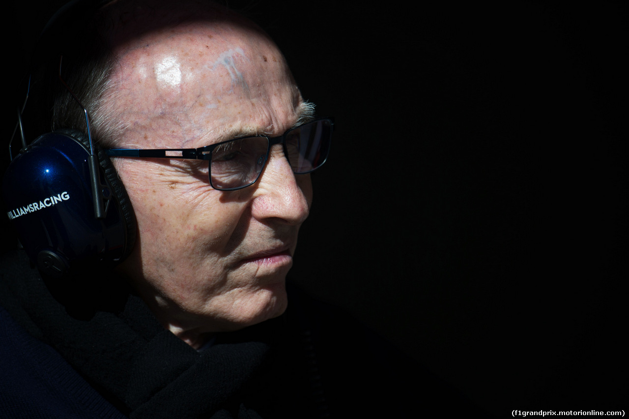 TEST F1 BARCELLONA 22 FEBBRAIO, Frank Williams (GBR) Williams Team Owner.
22.02.2015.