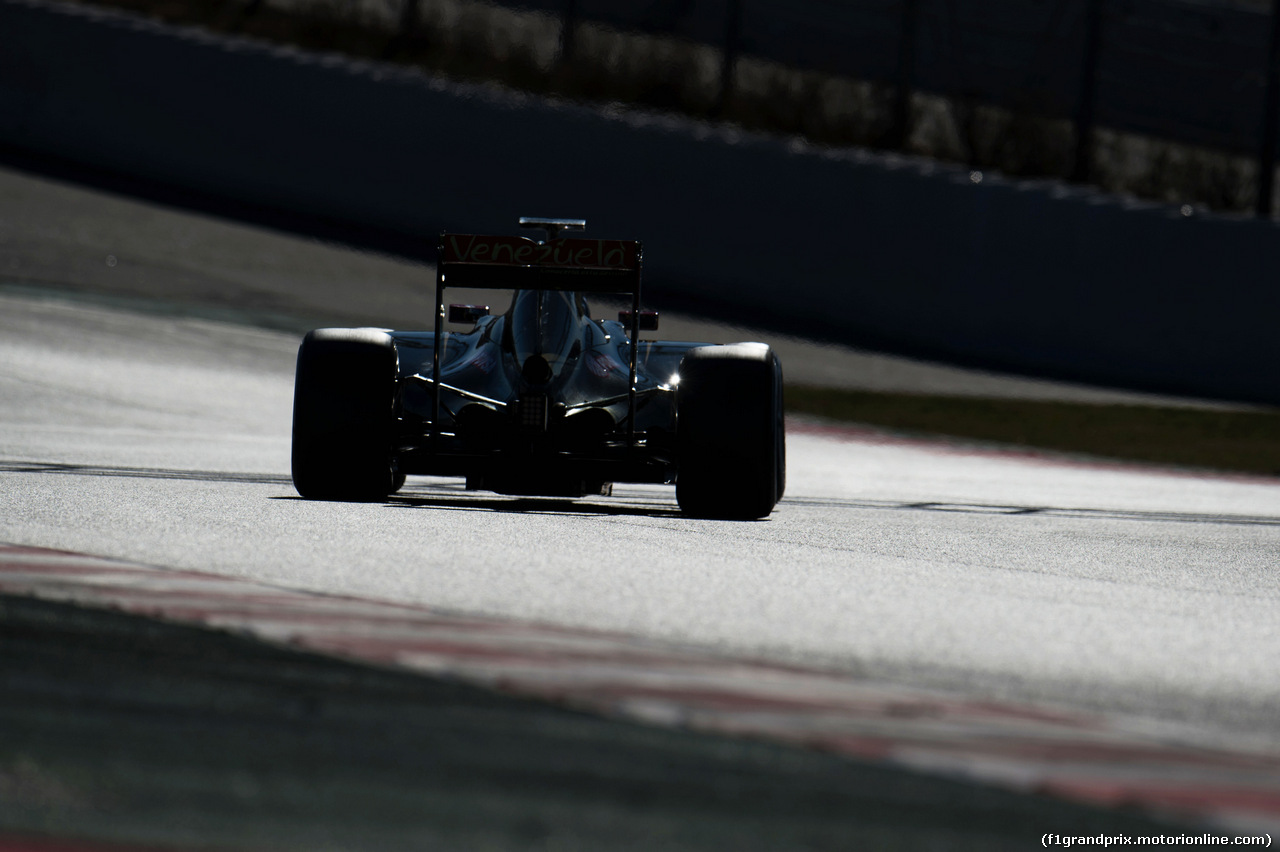 TEST F1 BARCELLONA 22 FEBBRAIO, Romain Grosjean (FRA) Lotus F1 E23.
22.02.2015.