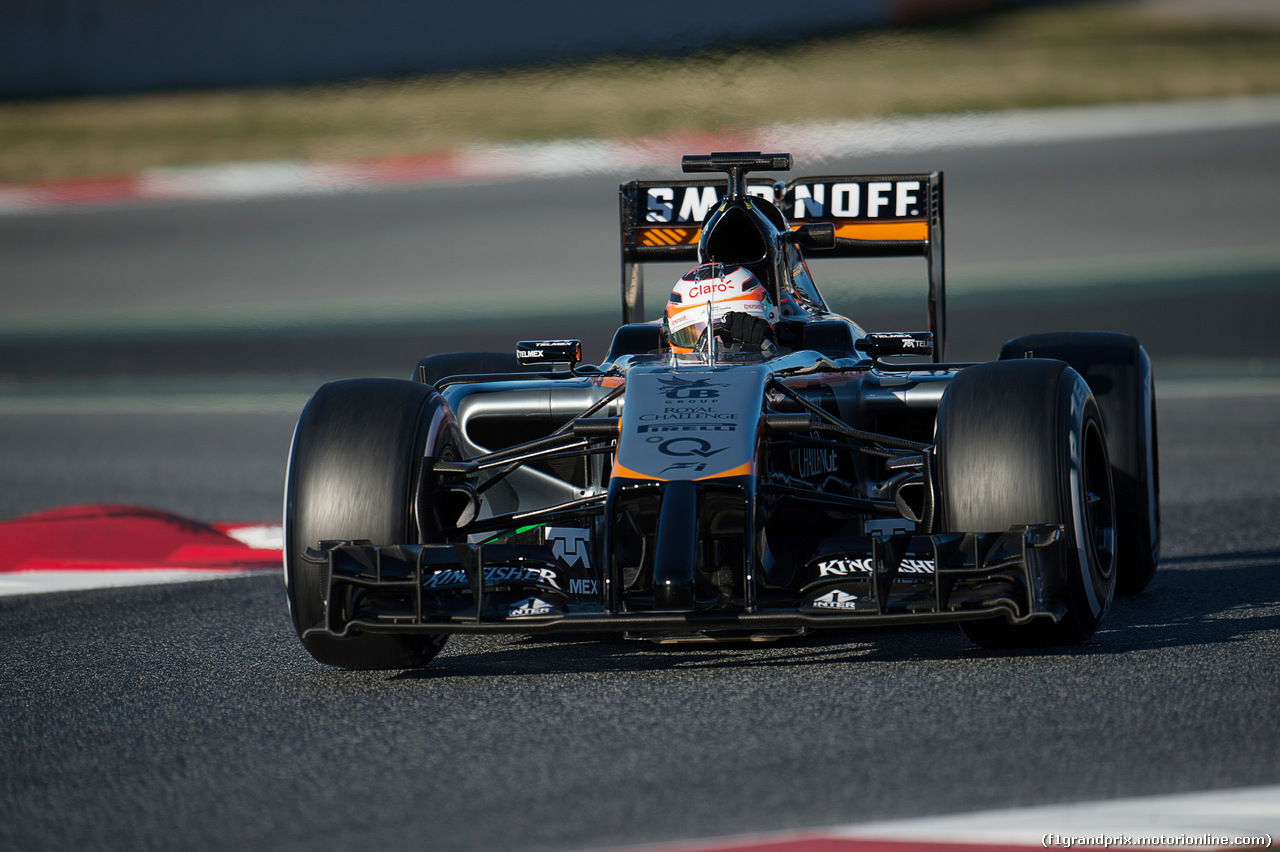TEST F1 BARCELLONA 22 FEBBRAIO, Nico Hulkenberg (GER) Sahara Force India F1 VJM07.
22.02.2015.