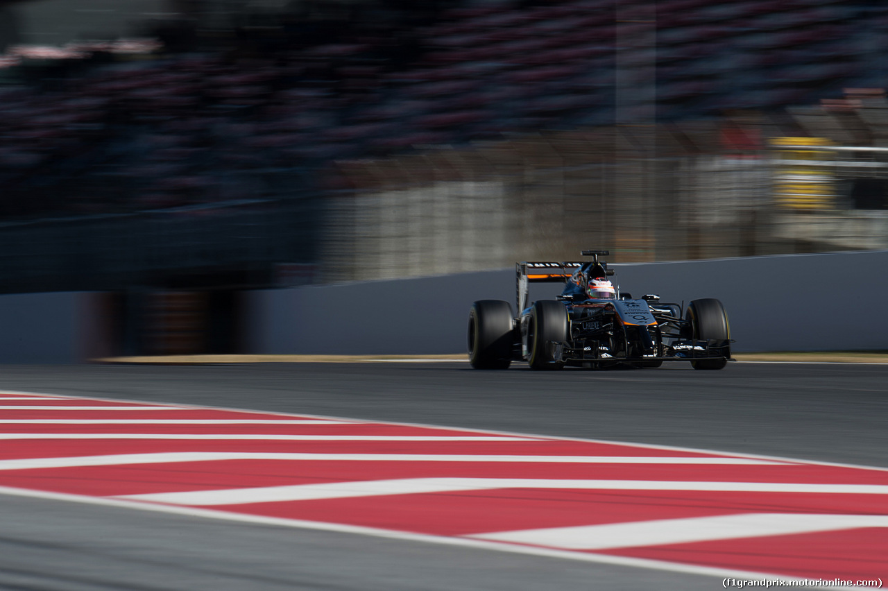 TEST F1 BARCELLONA 22 FEBBRAIO, Nico Hulkenberg (GER) Sahara Force India F1 VJM07.
22.02.2015.