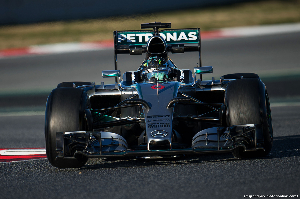 TEST F1 BARCELLONA 22 FEBBRAIO, Nico Rosberg (GER) Mercedes AMG F1 W06.
22.02.2015.
