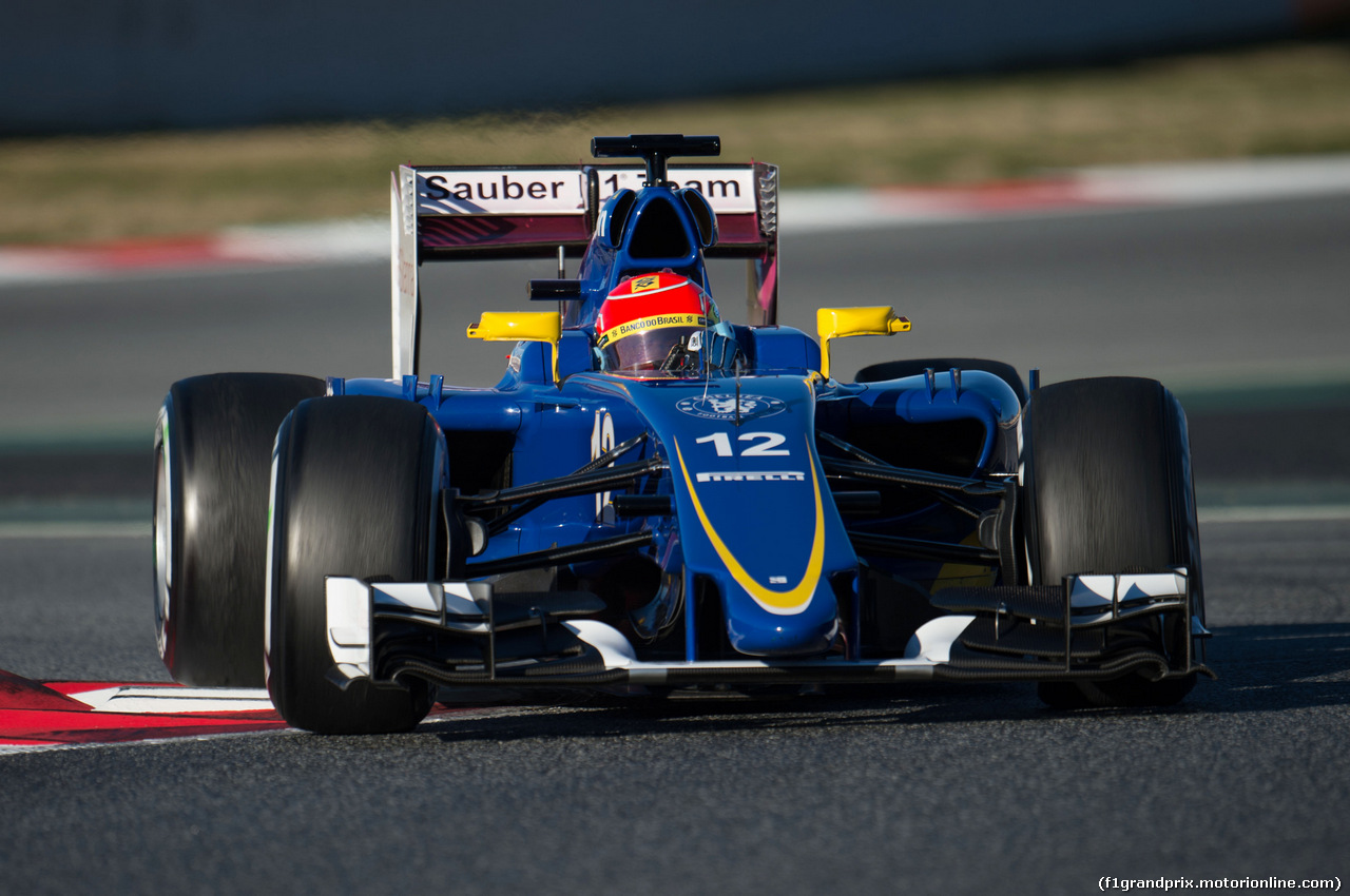 TEST F1 BARCELLONA 22 FEBBRAIO, Felipe Nasr (BRA) Sauber C34.
22.02.2015.