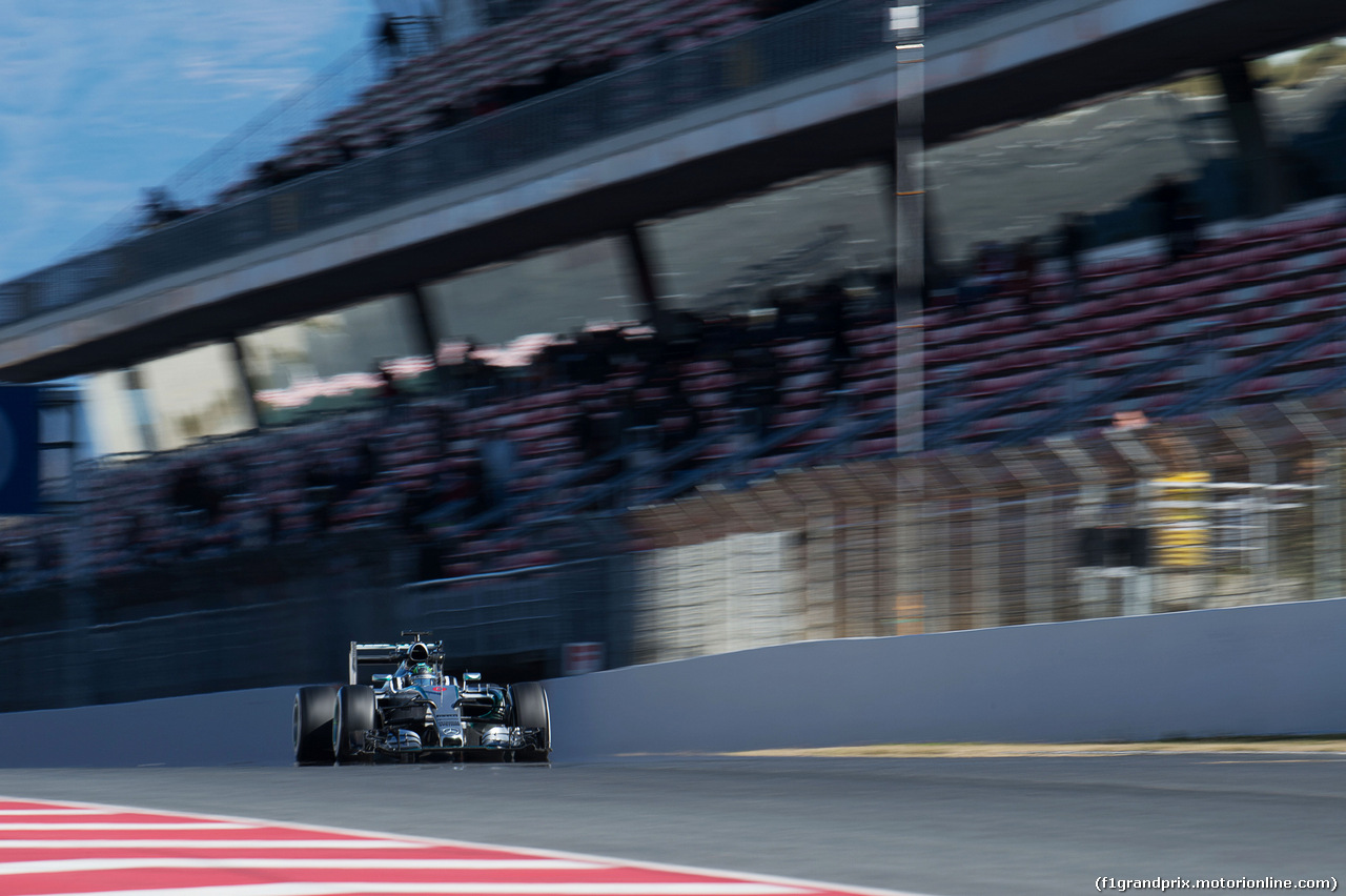 TEST F1 BARCELLONA 22 FEBBRAIO, Nico Rosberg (GER) Mercedes AMG F1 W06.
22.02.2015.