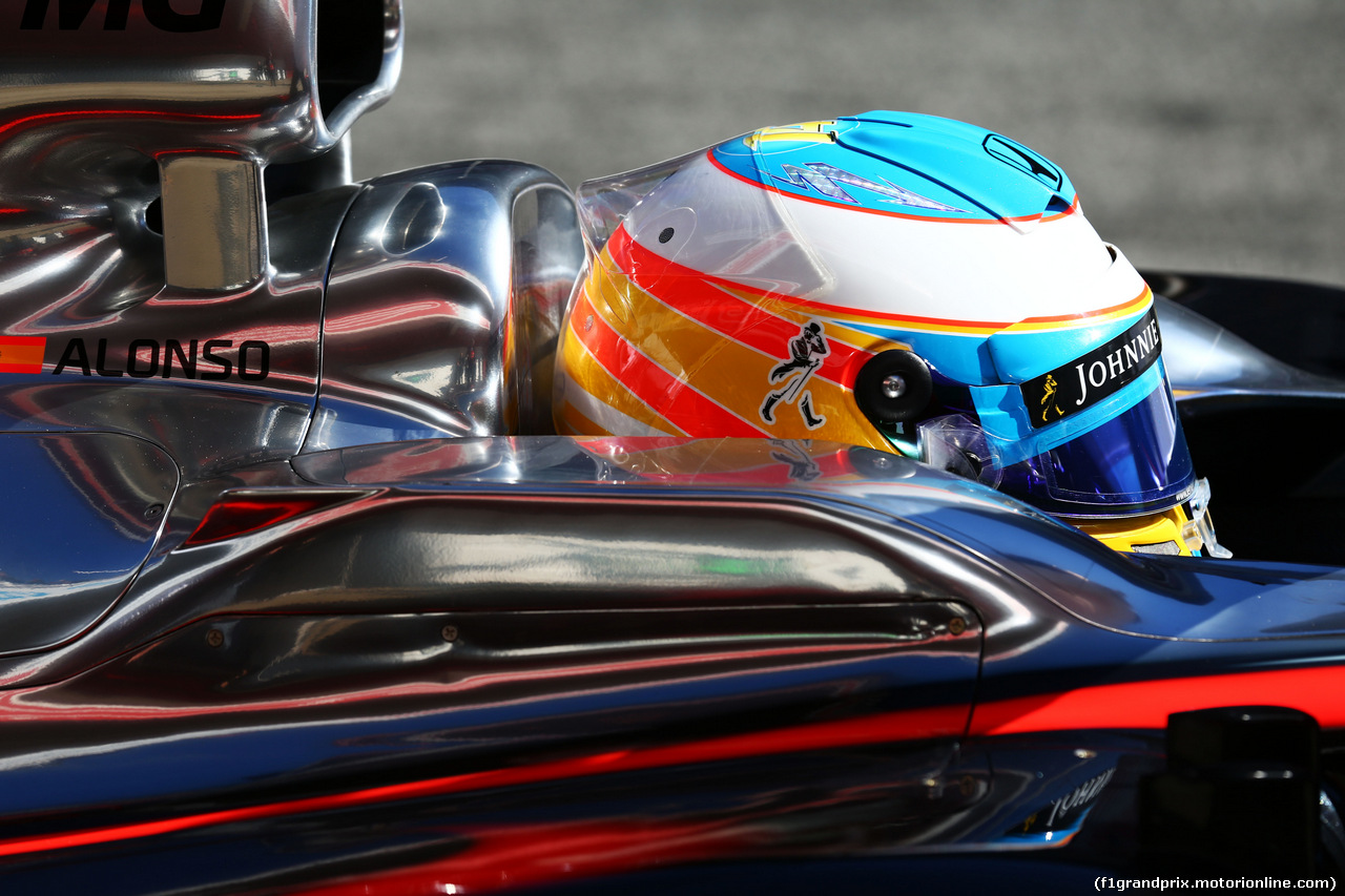 TEST F1 BARCELLONA 22 FEBBRAIO, Fernando Alonso (ESP) McLaren MP4-30.
22.02.2015.