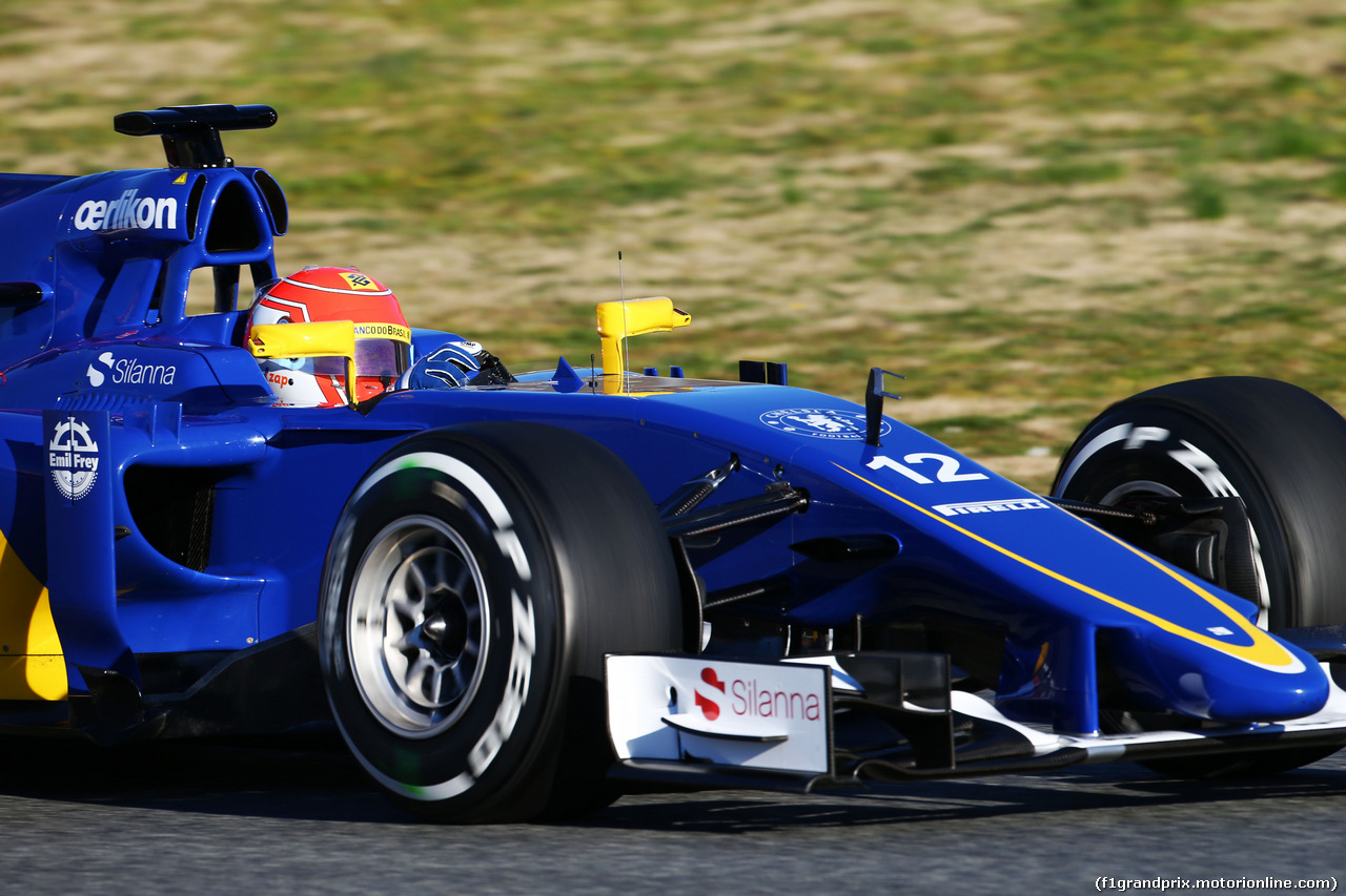 TEST F1 BARCELLONA 22 FEBBRAIO, Felipe Nasr (BRA) Sauber C34.
22.02.2015.