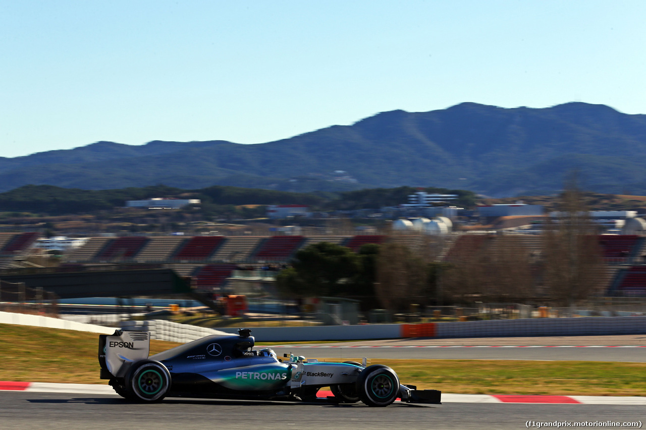 TEST F1 BARCELLONA 22 FEBBRAIO, Nico Rosberg (GER) Mercedes AMG F1 W06.
22.02.2015.