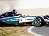 TEST F1 BARCELLONA 22 FEBBRAIO, Nico Rosberg (GER) Mercedes AMG F1 W06 spins off the circuit.
22.02.2015.