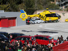 TEST F1 BARCELLONA 22 FEBBRAIO, Fernando Alonso (ESP) McLaren is airlifted from the circuit in a helicopter.
22.02.2015.