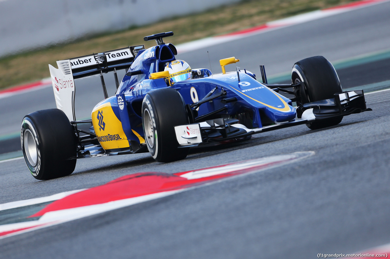 TEST F1 BARCELLONA 26 FEBBRAIO, Marcus Ericsson (SWE) Sauber C34.
26.02.2015.