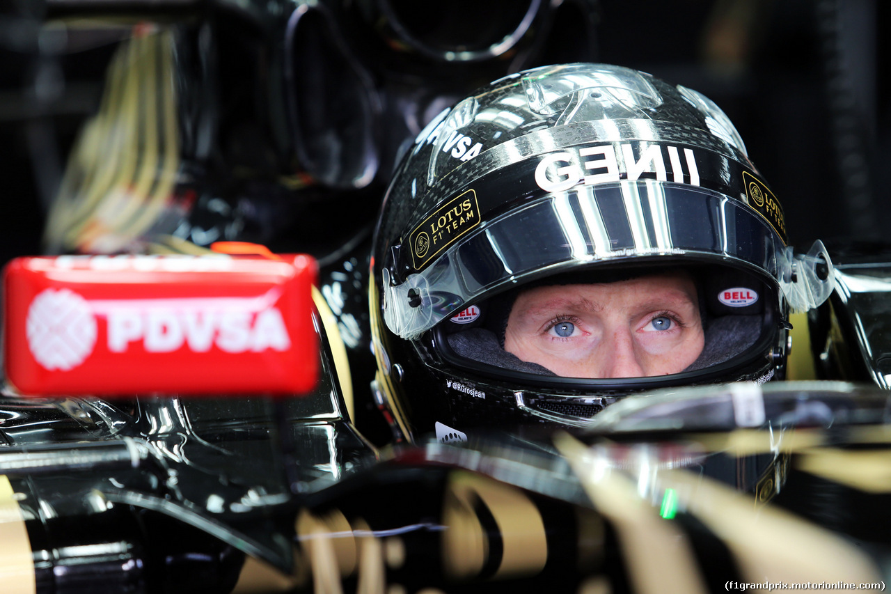 TEST F1 BARCELLONA 26 FEBBRAIO, Romain Grosjean (FRA) Lotus F1 E23.
26.02.2015.