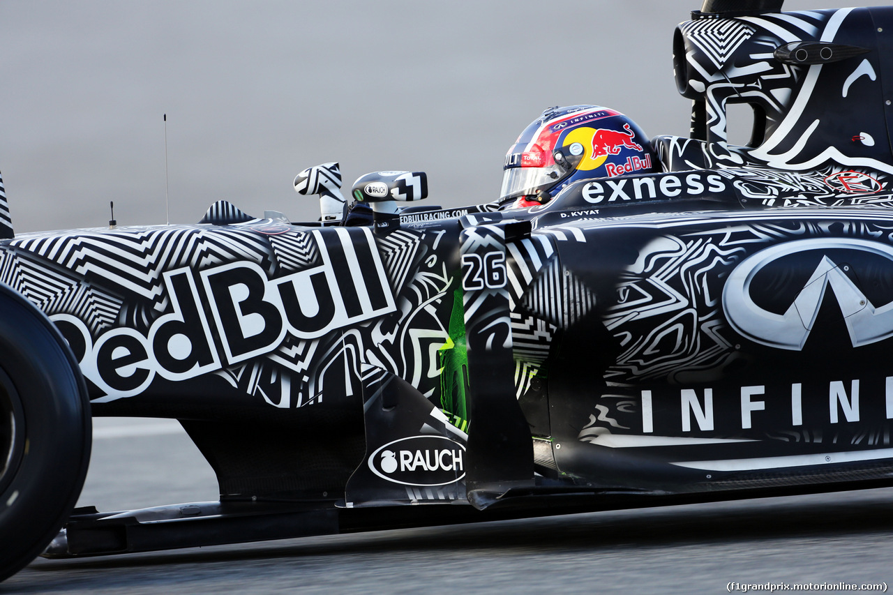 TEST F1 BARCELLONA 26 FEBBRAIO, Daniil Kvyat (RUS) Red Bull Racing RB11.
26.02.2015.