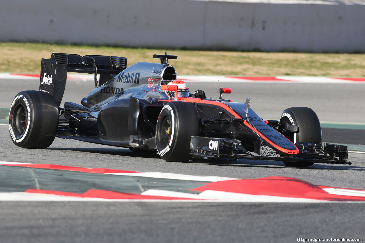 TEST F1 BARCELLONA 26 FEBBRAIO, Jenson Button (GBR) McLaren MP4-30.
26.02.2015.