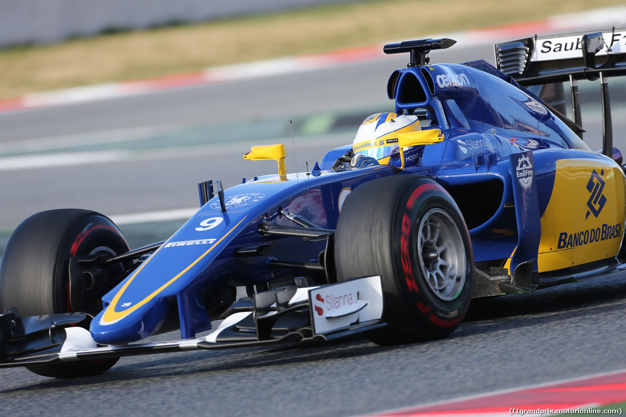 TEST F1 BARCELLONA 26 FEBBRAIO, Marcus Ericsson (SWE) Sauber C34.
26.02.2015.