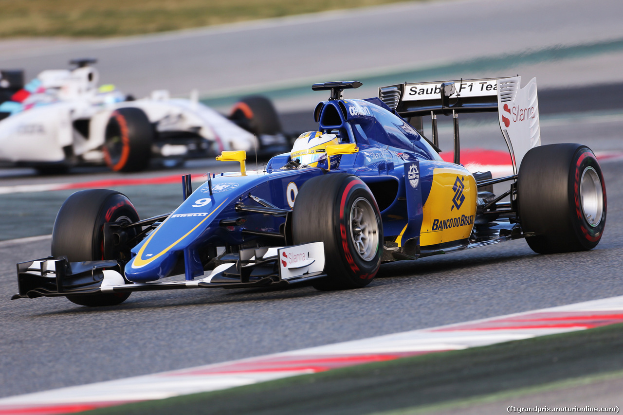 TEST F1 BARCELLONA 26 FEBBRAIO, Marcus Ericsson (SWE) Sauber C34.
26.02.2015.
