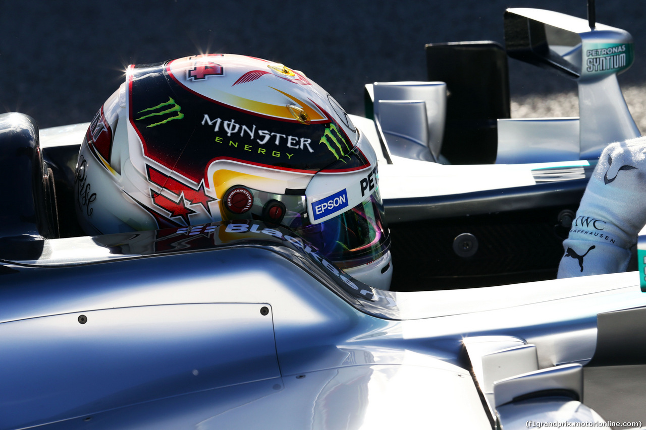 TEST F1 BARCELLONA 26 FEBBRAIO, Lewis Hamilton (GBR) Mercedes AMG F1 W06.
26.02.2015.