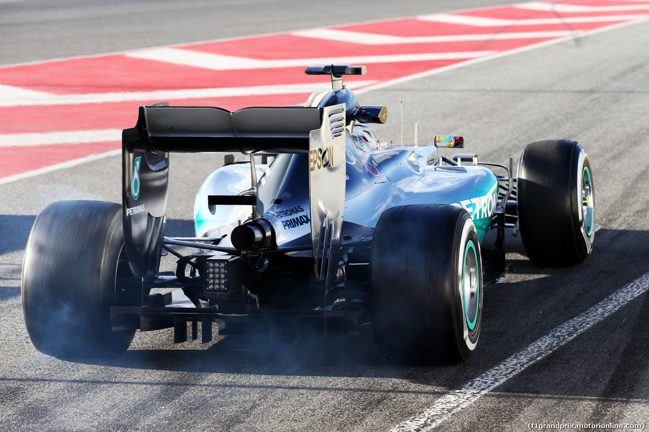 TEST F1 BARCELLONA 26 FEBBRAIO, Lewis Hamilton (GBR) Mercedes AMG F1 W06.
26.02.2015.