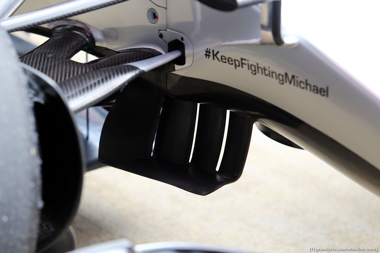 TEST F1 BARCELLONA 26 FEBBRAIO, Mercedes AMG F1 W06 keel detail.
26.02.2015.