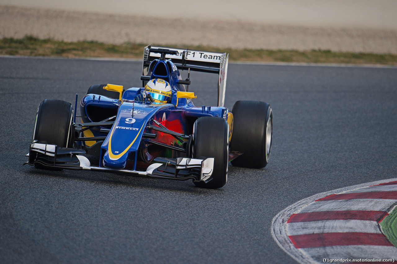 TEST F1 BARCELLONA 26 FEBBRAIO, Marcus Ericsson (SWE) Sauber C34.
26.02.2015.
