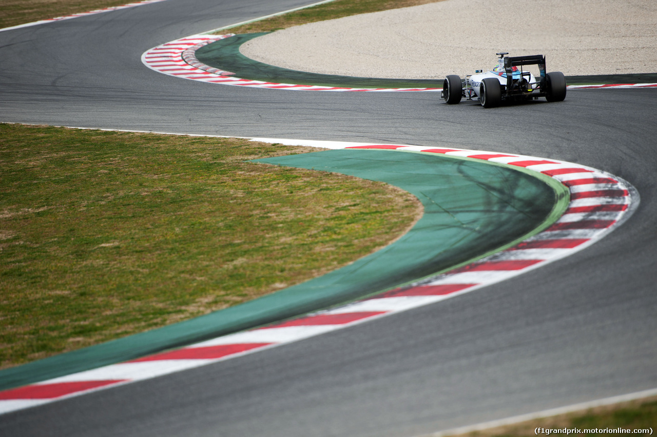 TEST F1 BARCELLONA 26 FEBBRAIO, Felipe Massa (BRA) Williams FW37.
26.02.2015.