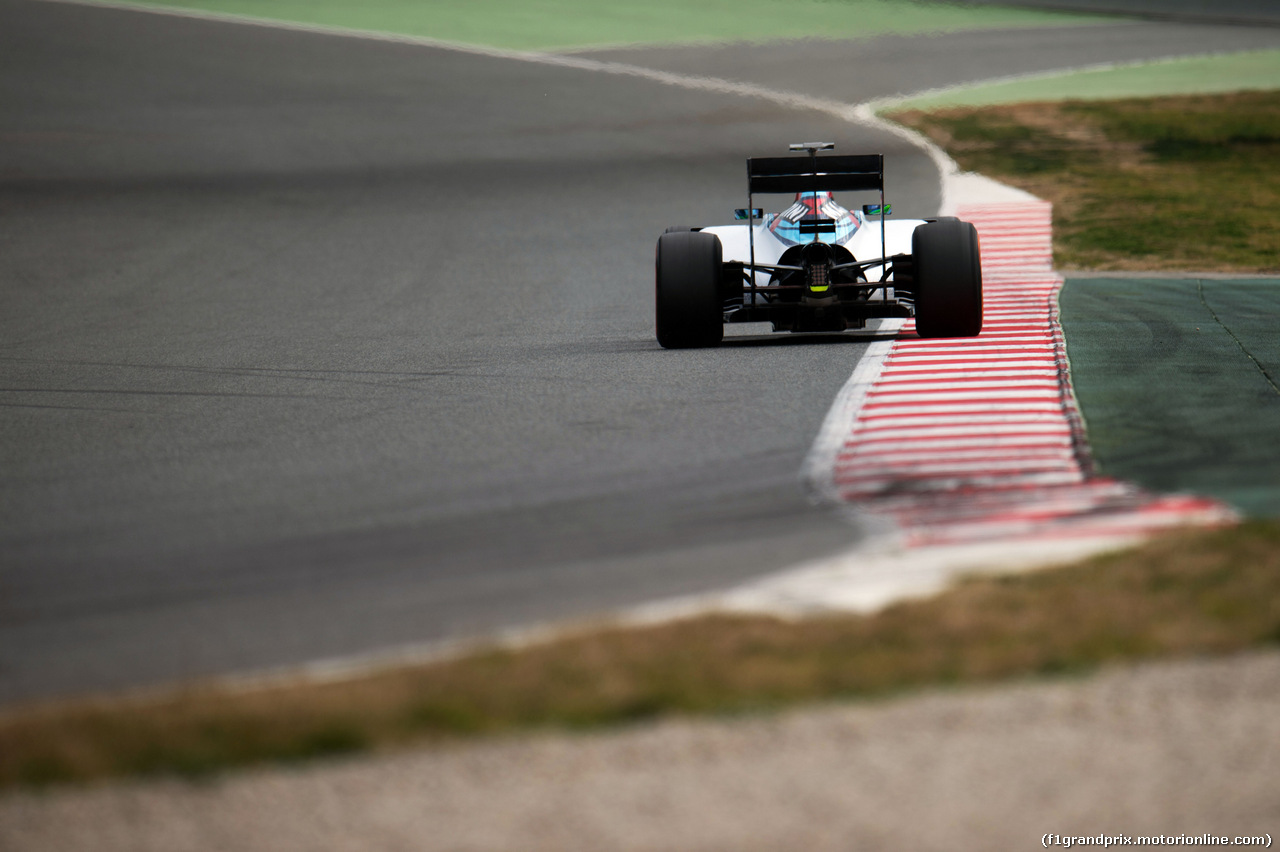 TEST F1 BARCELLONA 26 FEBBRAIO, Felipe Massa (BRA) Williams FW37.
26.02.2015.