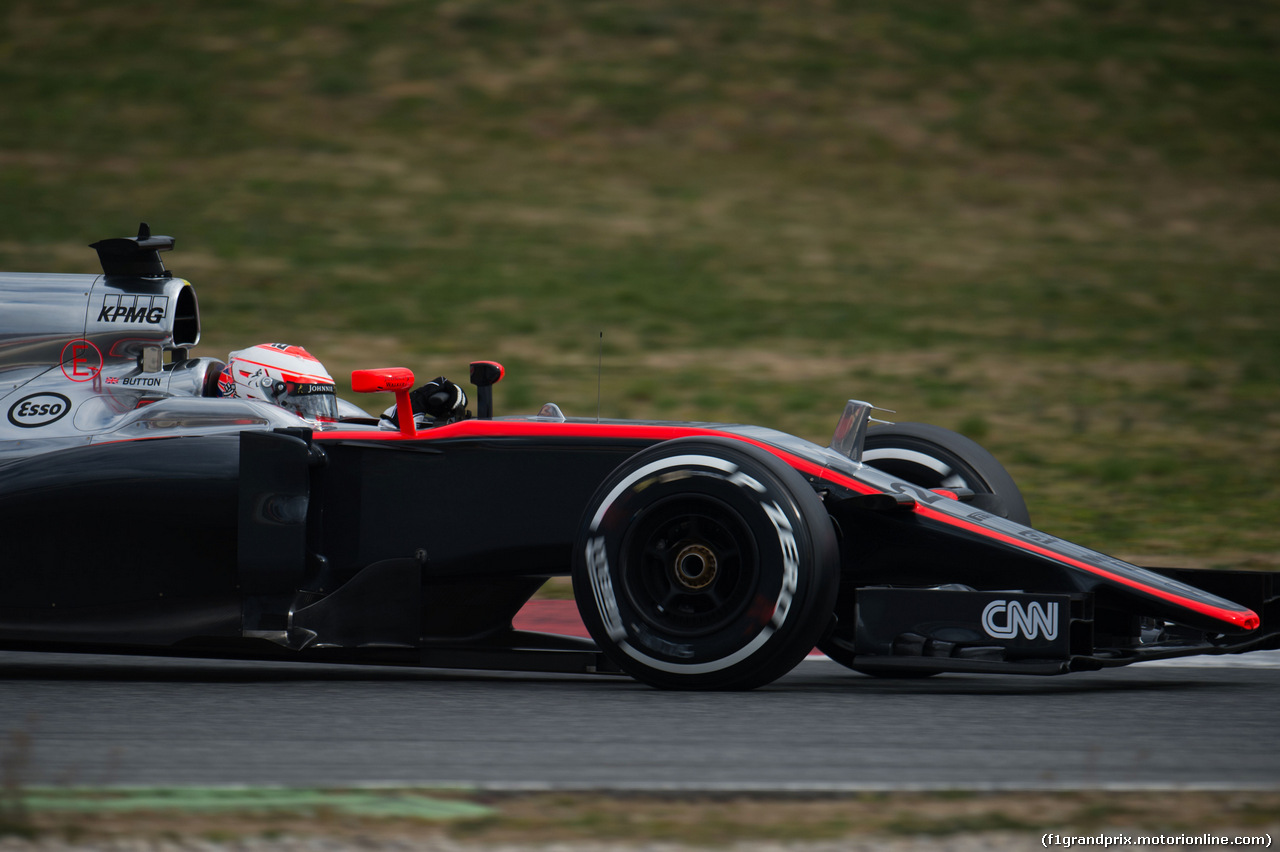 TEST F1 BARCELLONA 26 FEBBRAIO, Jenson Button (GBR) McLaren MP4-30.
26.02.2015.