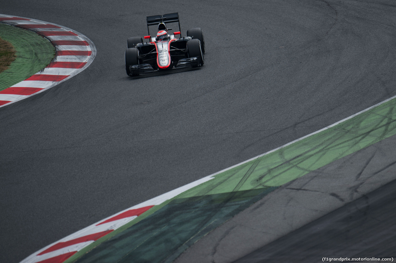 TEST F1 BARCELLONA 26 FEBBRAIO, Jenson Button (GBR) McLaren MP4-30.
26.02.2015.