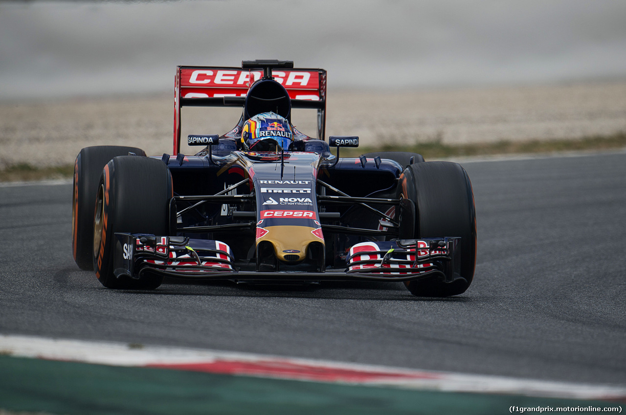 TEST F1 BARCELLONA 26 FEBBRAIO, Carlos Sainz Jr (ESP) Scuderia Toro Rosso STR10.
26.02.2015.
