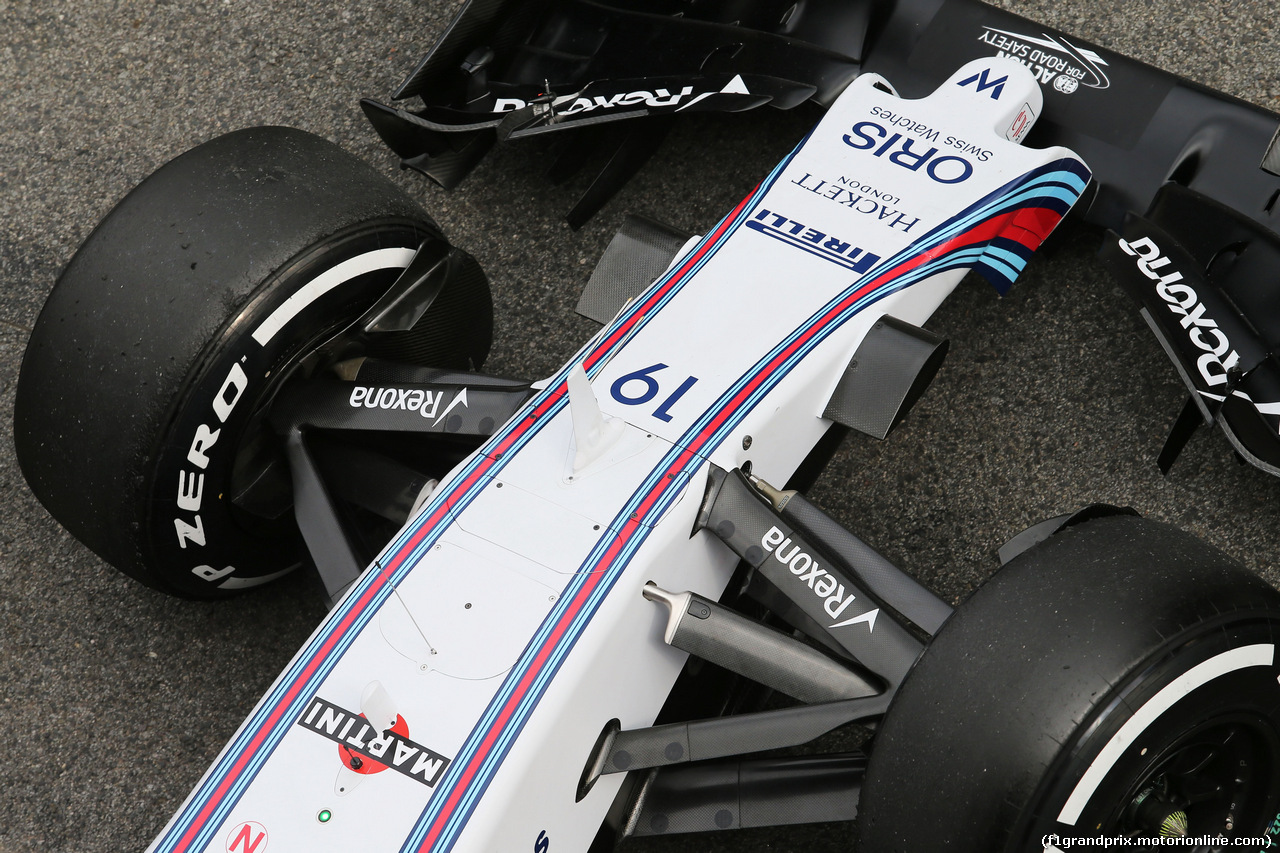 TEST F1 BARCELLONA 26 FEBBRAIO, Williams FW37 front suspension detail.
26.02.2015.