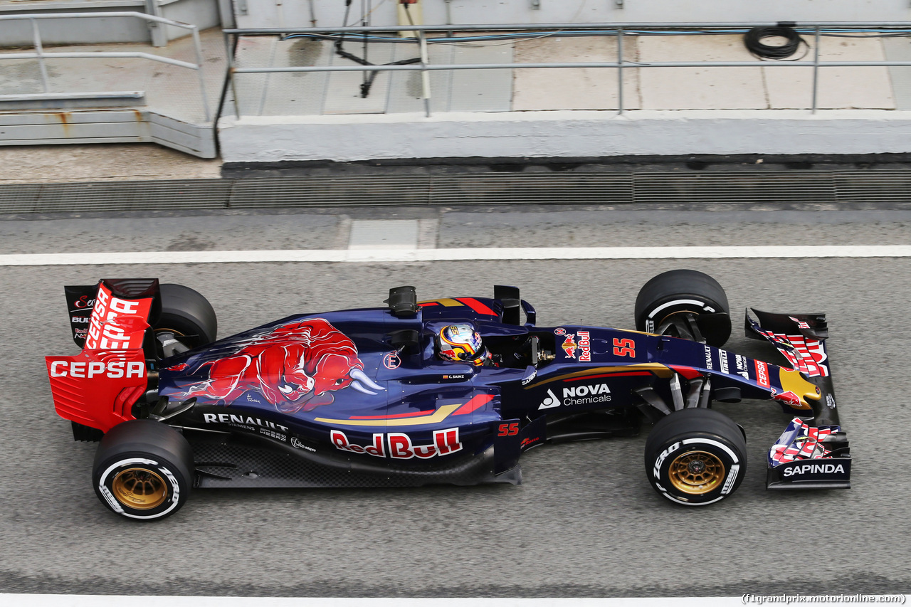 TEST F1 BARCELLONA 26 FEBBRAIO, Carlos Sainz Jr (ESP) Scuderia Toro Rosso STR10.
26.02.2015.