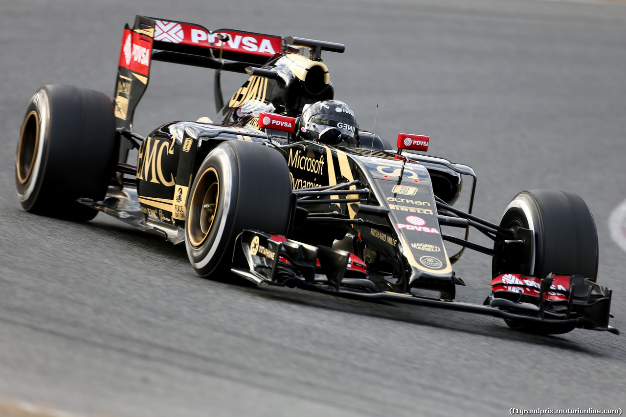 TEST F1 BARCELLONA 26 FEBBRAIO, Romain Grosjean (FRA), Lotus F1 Team 
26.02.2015.