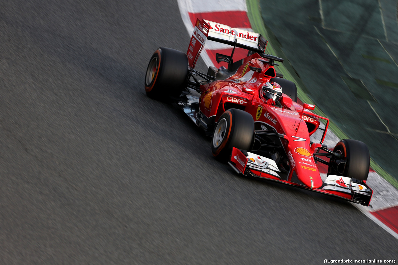 TEST F1 BARCELLONA 26 FEBBRAIO, Kimi Raikkonen (FIN), Ferrari 
26.02.2015.