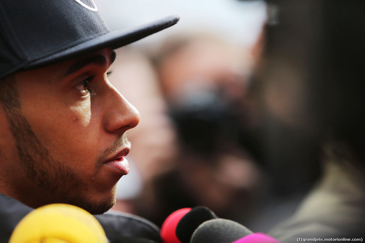 TEST F1 BARCELLONA 26 FEBBRAIO, Lewis Hamilton (GBR) Mercedes AMG F1.
26.02.2015.