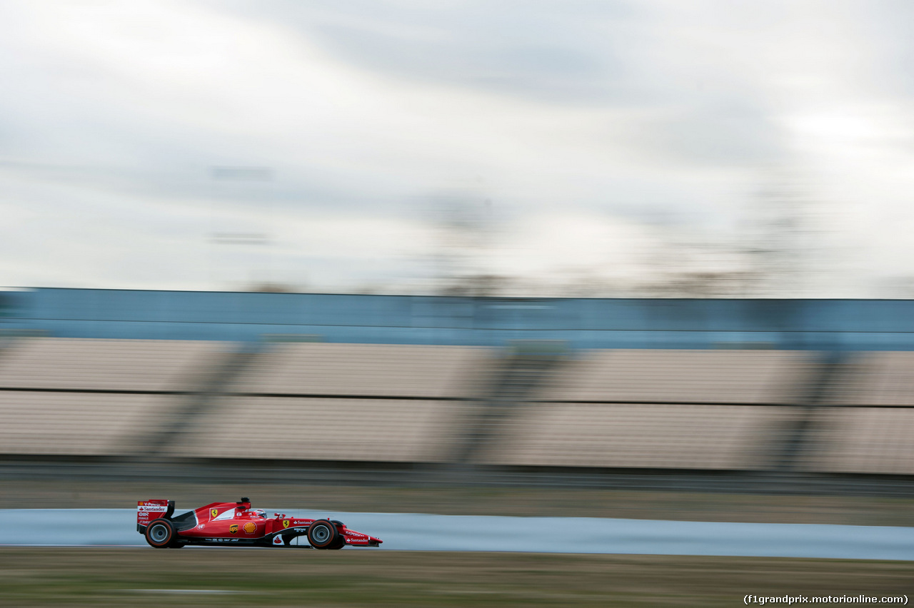 TEST F1 BARCELLONA 26 FEBBRAIO, Kimi Raikkonen (FIN) Ferrari SF15-T.
26.02.2015.