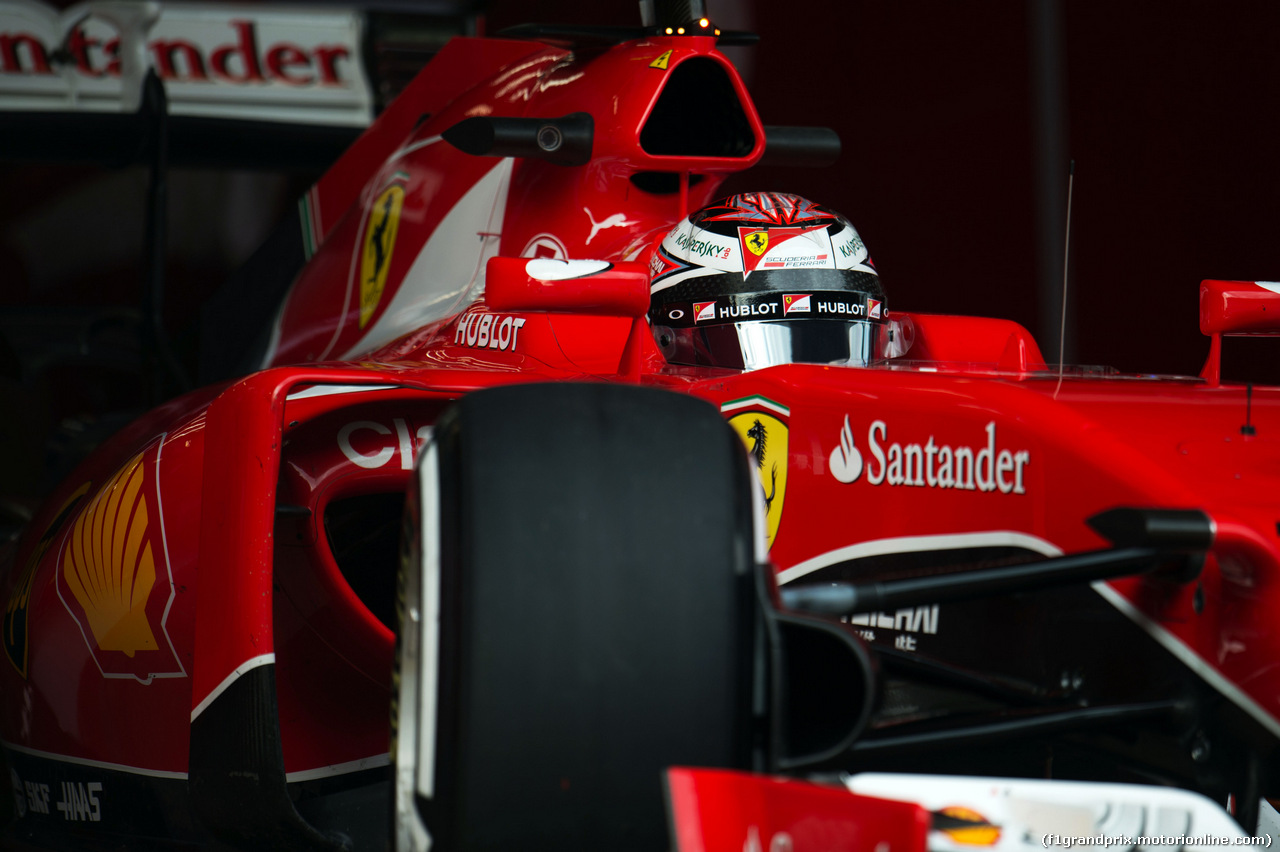 TEST F1 BARCELLONA 26 FEBBRAIO, Kimi Raikkonen (FIN) Ferrari SF15-T.
26.02.2015.