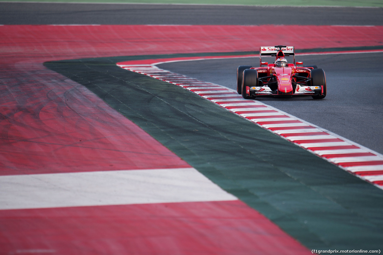 TEST F1 BARCELLONA 26 FEBBRAIO, Kimi Raikkonen (FIN) Ferrari SF15-T.
26.02.2015.