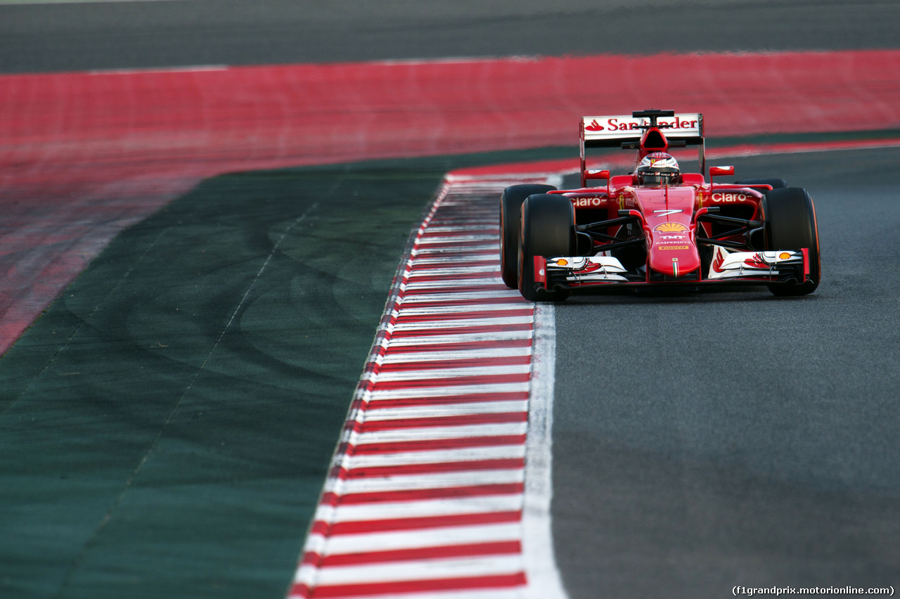TEST F1 BARCELLONA 26 FEBBRAIO, Kimi Raikkonen (FIN) Ferrari SF15-T.
26.02.2015.