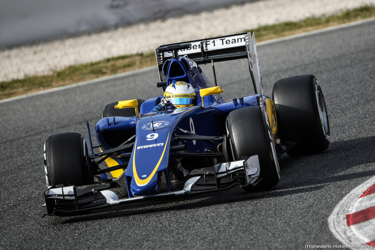 TEST F1 BARCELLONA 26 FEBBRAIO, Marcus Ericsson (SWE) Sauber C34.
26.02.2015.