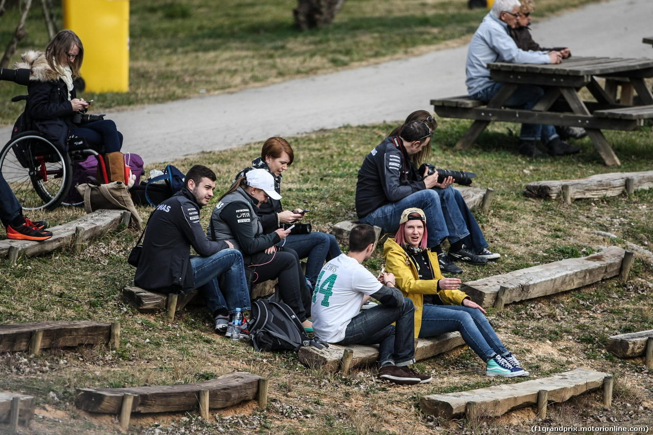 TEST F1 BARCELLONA 26 FEBBRAIO, Fans.
26.02.2015.