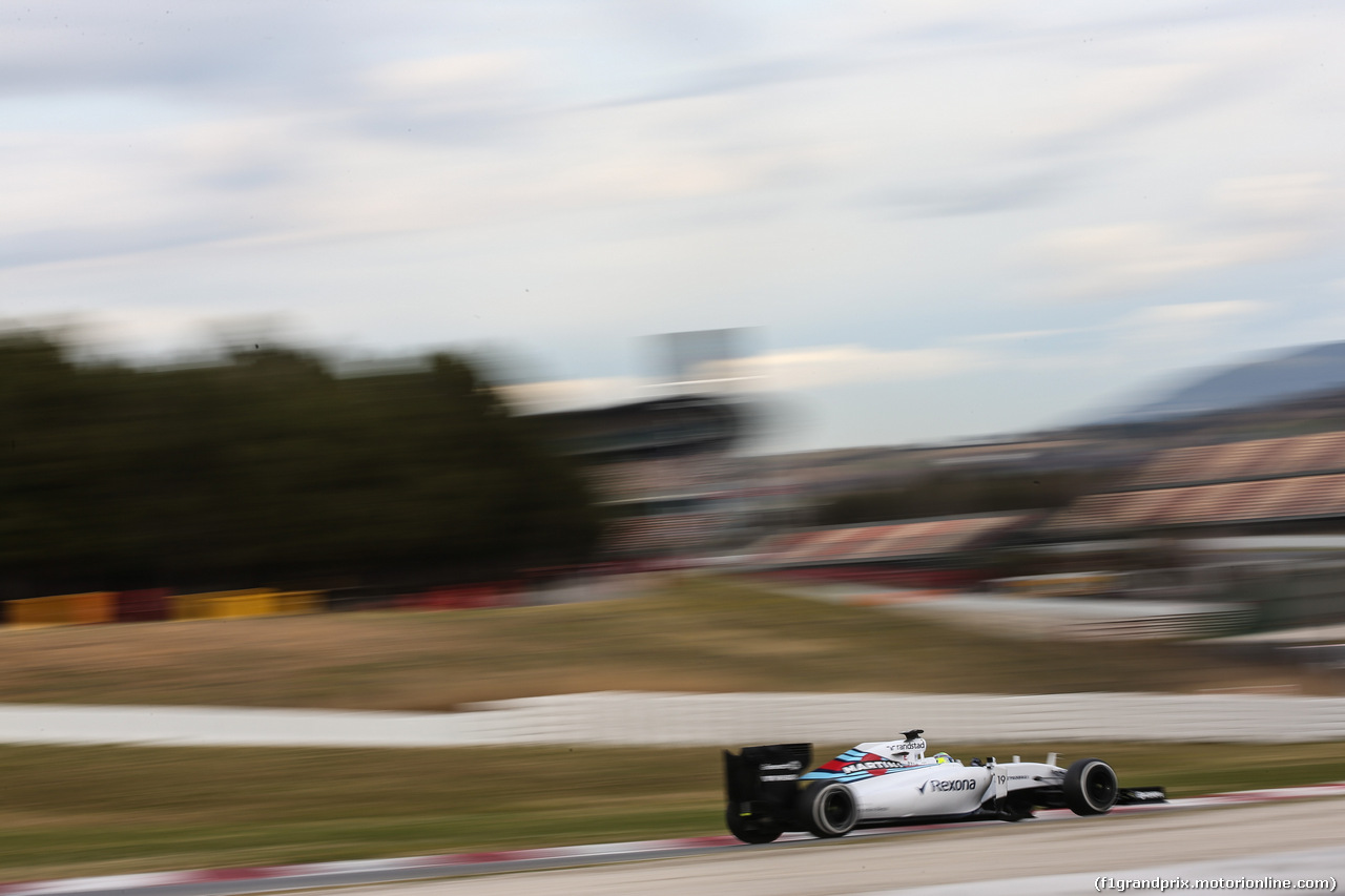 TEST F1 BARCELLONA 26 FEBBRAIO, Felipe Massa (BRA) Williams FW37.
26.02.2015.