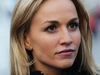 TEST F1 BARCELLONA 26 FEBBRAIO, Carmen Jorda (ESP) Lotus F1 Team Development Driver with the media.
26.02.2015.