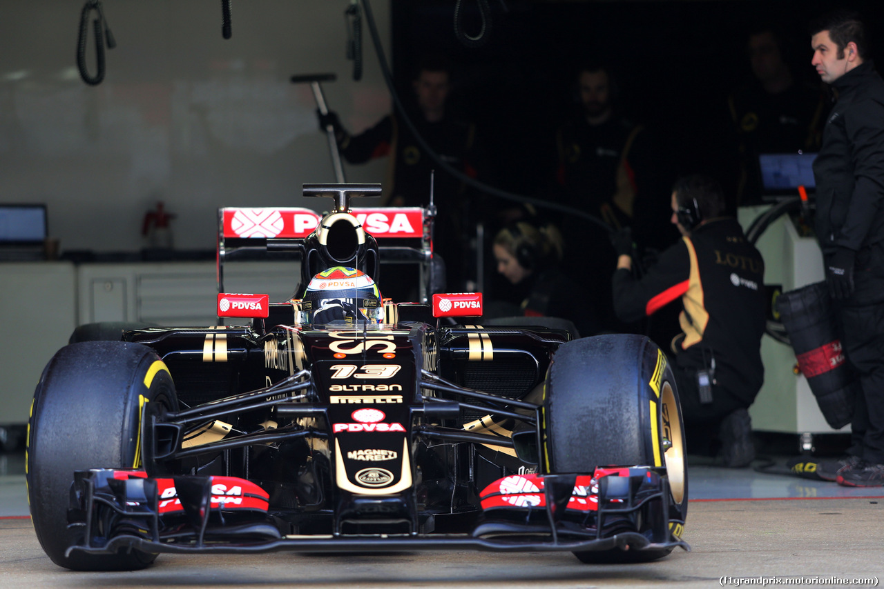 TEST F1 BARCELLONA 27 FEBBRAIO, Pastor Maldonado (VEN), Lotus F1 Team 
27.02.2015.