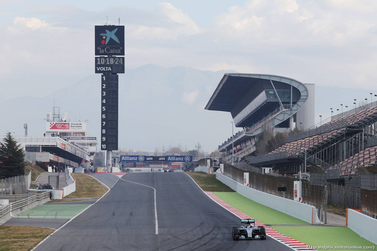 TEST F1 BARCELLONA 27 FEBBRAIO, Nico Rosberg (GER) Mercedes AMG F1 W06.
27.02.2015.